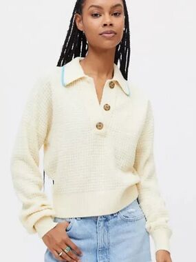 BDG Zephyr Pullover Polo Sweater Urban Outfitters, size S-P